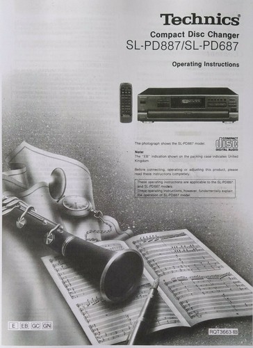 Technics pd887 sl pd687 - technics,