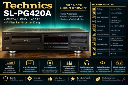 Technics pg420a lettore - sl-pg420a, cd